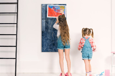 Magnetic Board for Children Decorative Marble