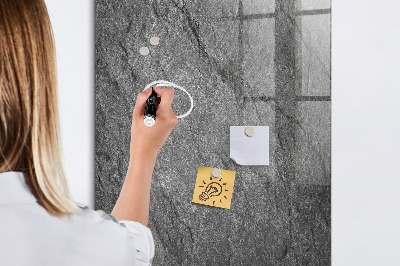 Magnetic Board with Magnets Rock Texture