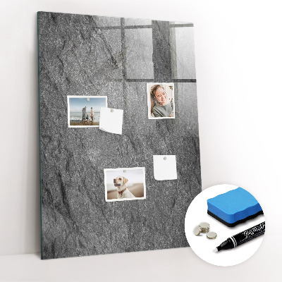 Dry erase magnetic board Rock Texture