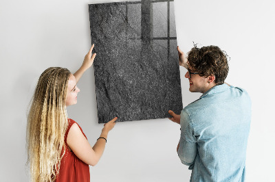 Dry erase magnetic board Rock Texture