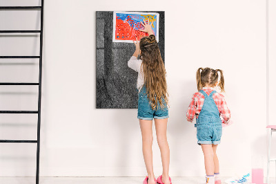Dry erase magnetic board Rock Texture
