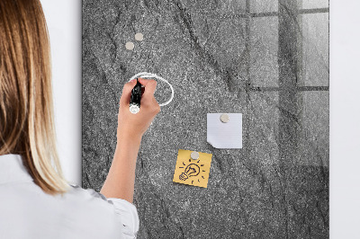 Dry erase magnetic board Rock Texture