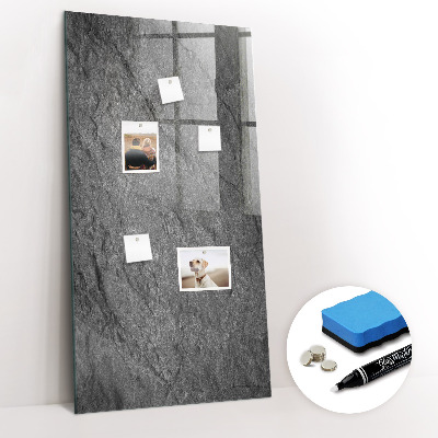 Dry erase magnetic board Rock Texture