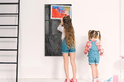 Magnetic Board with Magnets Rock Texture