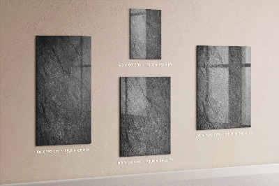 Dry erase magnetic board Rock Texture