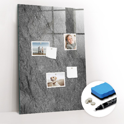 Dry erase magnetic board Rock Texture
