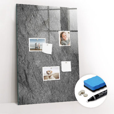 Magnetic Board with Magnets Rock Texture