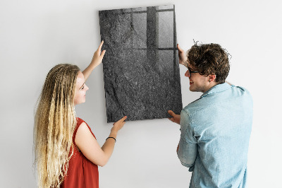 Magnetic Board with Magnets Rock Texture