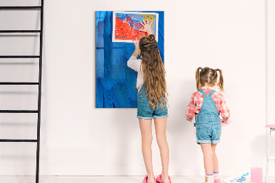 Dry erase magnetic board Bird Feather