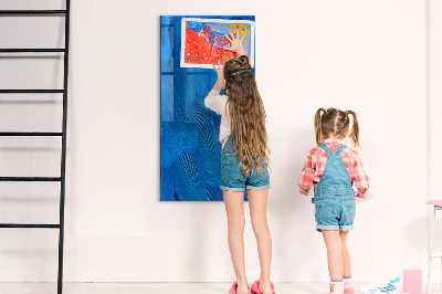 Dry erase magnetic board Bird Feather