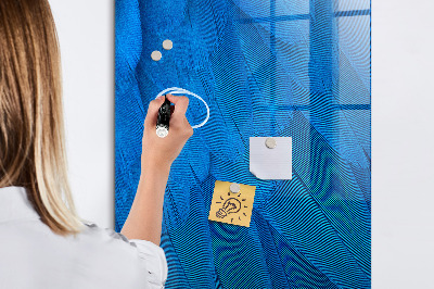Dry erase magnetic board Bird Feather