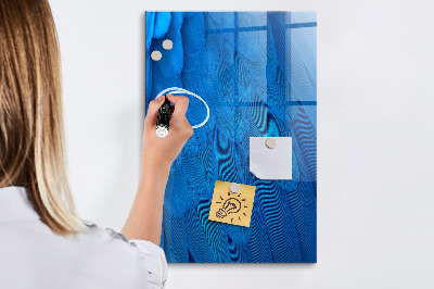 Dry erase magnetic board Bird Feather