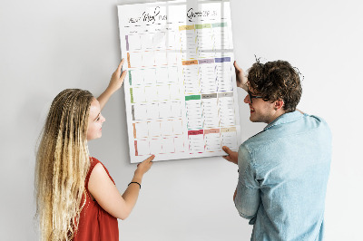 Magnetic marker board Concrete wall