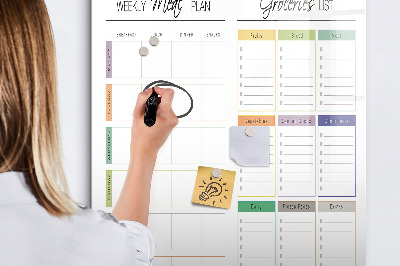 Magnetic marker board Concrete wall