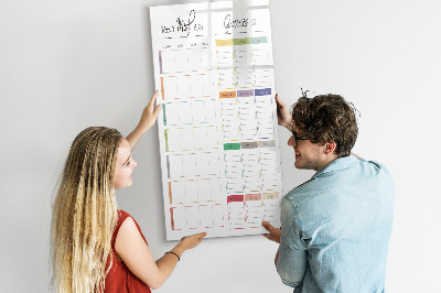 Magnetic marker board Concrete wall