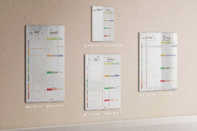 Magnetic marker board Concrete wall