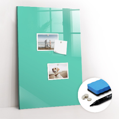 Glass dry erase board magnetic Blue