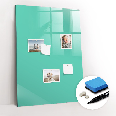 Glass dry erase board magnetic Blue