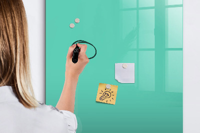 Glass dry erase board magnetic Blue