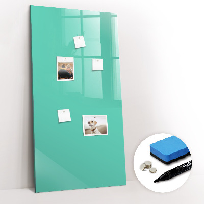 Glass dry erase board magnetic Blue