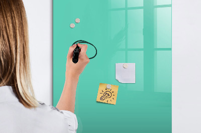 Glass dry erase board magnetic Blue