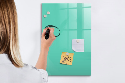 Glass dry erase board magnetic Blue