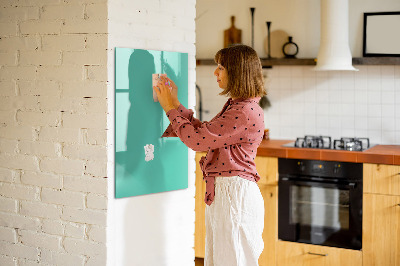 Glass dry erase board magnetic Blue