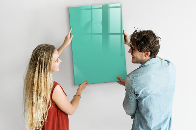 Glass dry erase board magnetic Blue