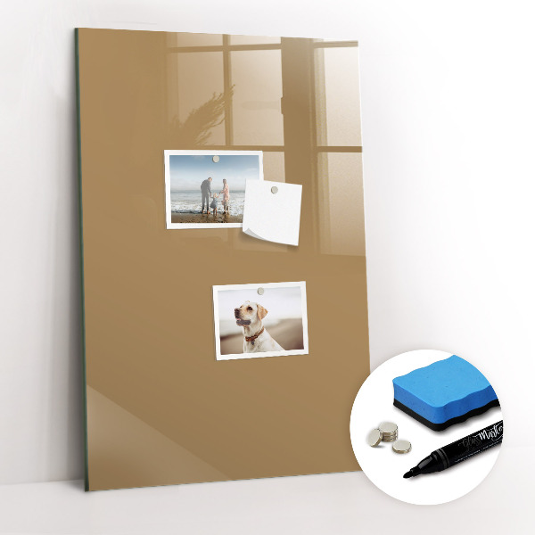 Glass dry erase board magnetic Lilac
