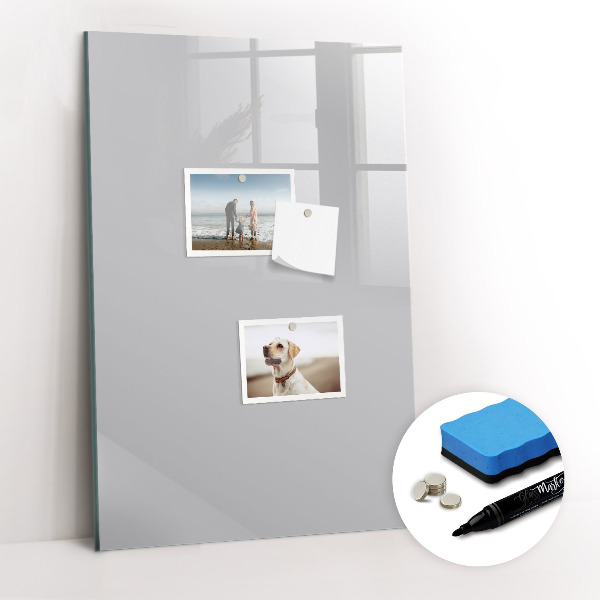 Glass dry erase board magnetic Beige