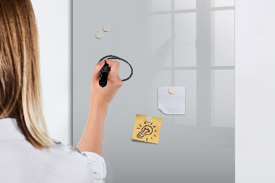Glass dry erase board magnetic Beige