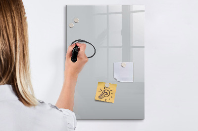 Glass dry erase board magnetic Beige