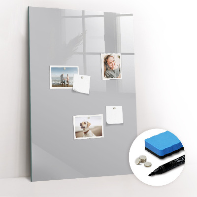 Glass dry erase board magnetic Beige