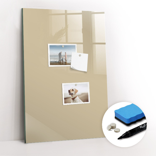 Magnetic marker board Cream