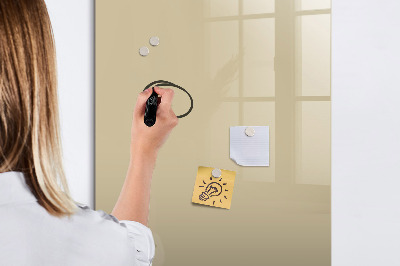 Magnetic marker board Cream