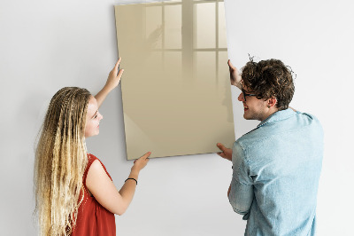 Magnetic marker board Cream