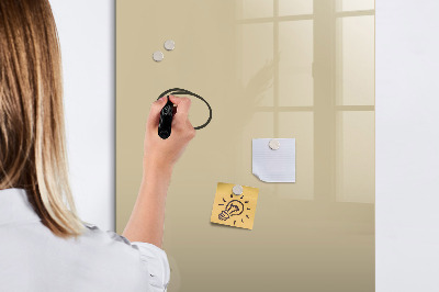 Magnetic marker board Cream