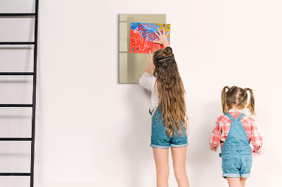 Magnetic marker board Cream