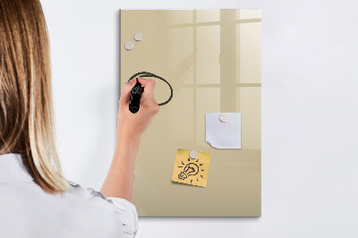 Magnetic marker board Cream