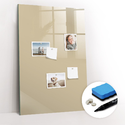 Magnetic marker board Cream