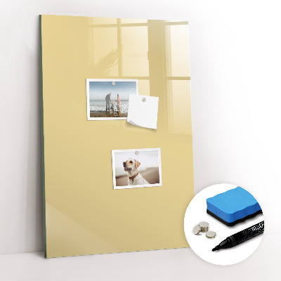 Glass dry erase board magnetic Dark white