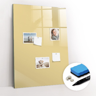 Glass dry erase board magnetic Dark white