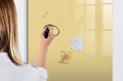 Glass dry erase board magnetic Dark white