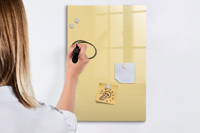 Glass dry erase board magnetic Dark white