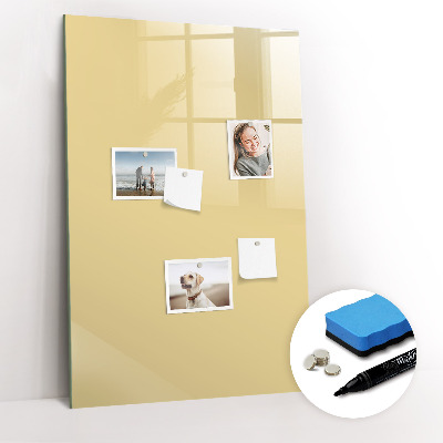 Glass dry erase board magnetic Dark white