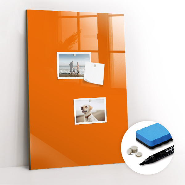 Glass dry erase board magnetic Pink