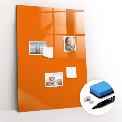 Glass dry erase board magnetic Pink