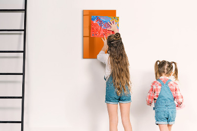 Glass dry erase board magnetic Pink