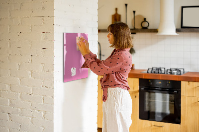 Magnetic drawing board Light yellow