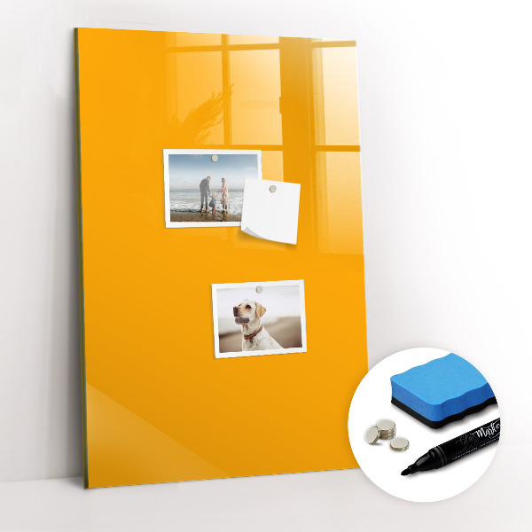 Magnetic marker board Color golden yellow